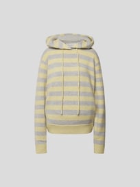 Hoodie mit Streifenmuster von Extreme Cashmere Gelb - 12
