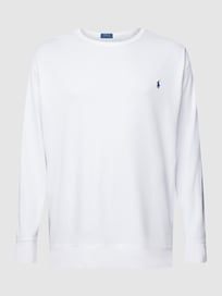 PLUS SIZE Sweatshirt mit Label-Stitching von Polo Ralph Lauren Big & Tall Weiß - 48