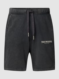Shorts mit Label-Print von True Religion Grau / Schwarz - 1