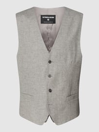 Gilet met V-hals van Strellson Grijs / zwart - 48
