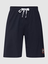 Sweatshorts in melierter Optik von A Fish Named Fred Blau / Türkis - 6