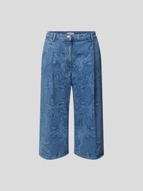 Jeans-Culotte mit floralem Muster von Nina Ricci Blau / Türkis - 2