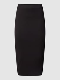 Midirok met elastische band van Vila Grijs / zwart - 15
