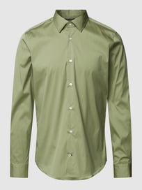 Slim Fit Business-Hemd mit Kentkragen von JOOP! Grün - 23