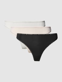 String met logo in band in een set van 3 stuks van TOMMY HILFIGER Wit - 11