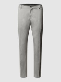 Slim Fit Anzug-Hose mit Stretch-Anteil von Selected Homme Grau / Schwarz - 31