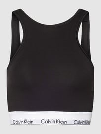Bustier met logo in band, model 'UNLINED BRALETTE' van Calvin Klein Underwear Grijs / zwart - 15