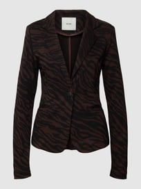 Blazer met dierenprint, model 'KATE' van ICHI Bruin - 35