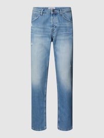 Comfort Fit Jeans im Used-Look Modell 'SAVI' von Only & Sons Blau / Türkis - 7