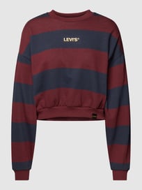 Sweatshirt met streepmotief van Levi's® Blauw / turquoise - 14