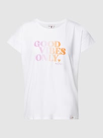 T-Shirt mit Statement-Print von Cinque Weiß - 2