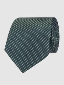 Stropdas van pure zijde (7 cm) van Monti Groen - 35