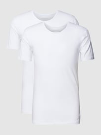 T-shirt met ronde hals van Baldessarini Wit - 27
