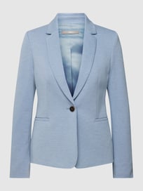 Blazer mit Knopfverschluss von Jake*s Collection Blau / Türkis - 1