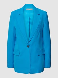 Blazer met knoopsluiting van Jake*s Collection Blauw / turquoise - 5