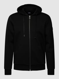 Sweatjacke mit Label-Detail von JOOP! Collection Grau / Schwarz - 1
