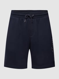 Sweatshorts met logostitching van Tommy Hilfiger Blauw / turquoise - 29