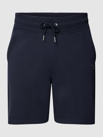 Sweatshorts mit Label-Stitching von Gant Blau / Türkis - 45