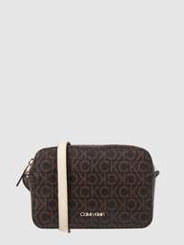 Crossbody Bag mit Logo-Muster von CK Calvin Klein Braun - 36
