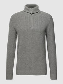 Grof gebreide pullover van Esprit Grijs / zwart - 46