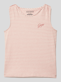 Top met labelstitching van Guess Roze - 34