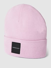 Beanie van wolmix met labelpatch, model 'Switch Hat' van Peak Performance Roze - 33