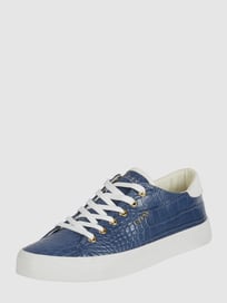 Sneaker in Leder-Optik Modell 'Ester' von Guess Blau / Türkis - 30