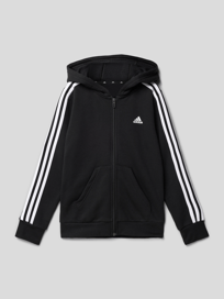 Sweatjacke mit Label-Print von ADIDAS SPORTSWEAR Grau / Schwarz - 3