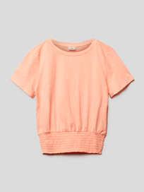 T-shirt met gesmokte band van s.Oliver RED LABEL Oranje - 15