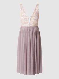 Cocktailkleid mit Pailletten  von Jake*s Cocktail Lila - 15