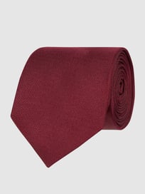 Krawatte aus reiner Seide (7,5 cm) von Eterna Rot - 11