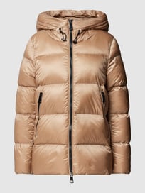 Daunenjacke mit Kapuze Modell 'Puffer' von Herzensangelegenheit Braun - 45