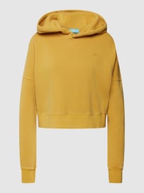 Hoodie met labelstitching van Superdry Geel - 1