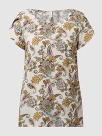 Blouse met paisleymotief van Soyaconcept Wit - 8
