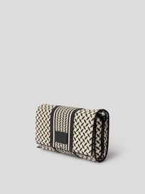Crossbody Bag mit Allover-Muster von Lala Berlin Grau / Schwarz - 8