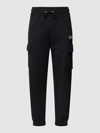 Sweatpants mit Label-Patch von Alpha Industries Grau / Schwarz - 21