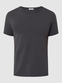 T-Shirt aus Bio-Baumwolle Modell 'Jaames' von Armedangels Grau / Schwarz - 21