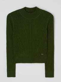 Pullover aus Viskose-Baumwoll-Mix Modell 'Xalli'  von Pepe Jeans Grün - 14