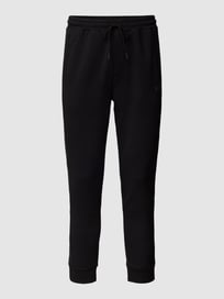 Jogpants mit Eingrifftaschen Modell 'Hadiko' von BOSS Green Grau / Schwarz - 37