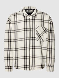 Overhemdjack met tartanmotief van REVIEW Wit - 20