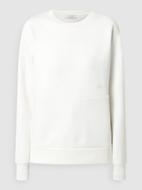 Sweatshirt mit Rundhalsausschnitt Modell 'Epoca' von MaxMara Leisure Weiß - 3