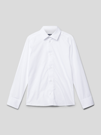 Slim Fit Hemd mit Kentkragen von Paul Dantus Weiß - 3