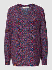 Blouse met gebloemd all-over motief van Esprit Grijs / zwart - 29