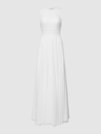 Brautkleid mit floraler Spitze von Unique Weiß - 40