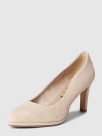 Pumps met puntig model, model 'Basic' van Tamaris Wit - 21