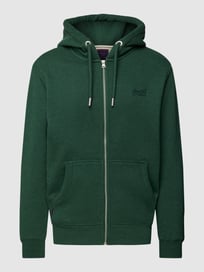 Sweatjacke mit Logo-Stitching Modell 'VINTAGE LOGO' von Superdry Grün - 18