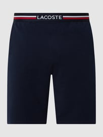 Sweatshorts met logo in band van Lacoste Blauw / turquoise - 3