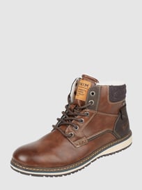 Boots in Leder-Optik - wasserabweisend von Tom Tailor Braun - 4
