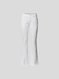 Slim Fit Jeans mit Fransen von Frame Weiß - 36
