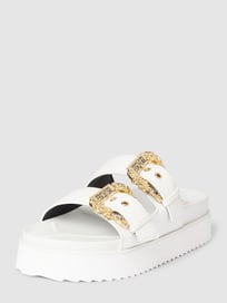 Sandalen met plateauzool, model 'ARIZONA' van Versace Jeans Couture Wit - 6